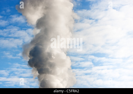 Schwere industrielle Umweltverschmutzung, Umwelt-problem Stockfoto