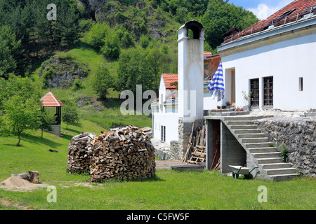 Dorfhaus, Gradac Kloster Raska Bezirk, Serbien Stockfoto