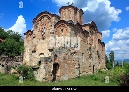 St. Georgs-Kirche, Staro Nagorichane in der Nähe von Kumanovo, Mazedonien Stockfoto