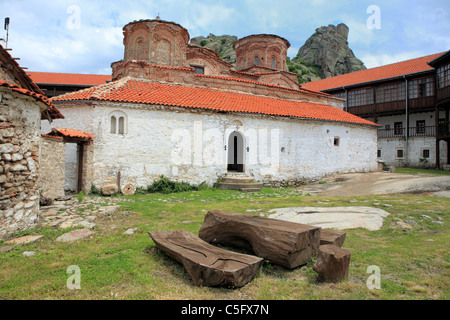 Annahme des Klosters Heilige Jungfrau Kirche Ruhetag, in der Nähe von Prilep, Mazedonien Stockfoto