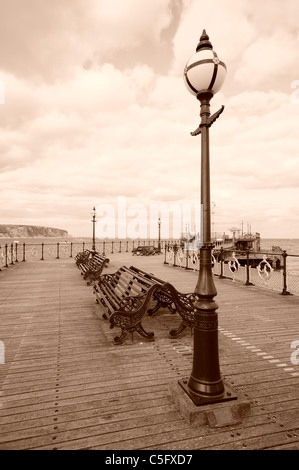 Swanage Pier, Dorset, England. Stockfoto