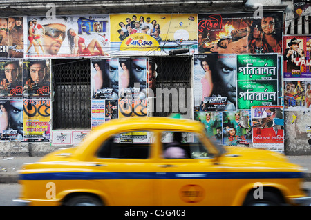 A Straßenszene in Kolkata, Indien Stockfoto