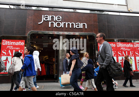 Eine Jane Norman speichern auf Oxford Straße, London, England, Vereinigtes Königreich Stockfoto