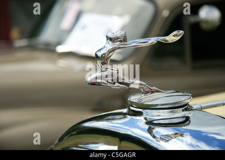 Die Kapuze/Mütze Ornament aus einem Buick-Auto, der "Göttin". Stockfoto