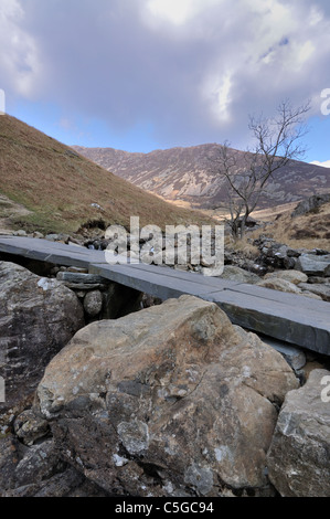 Auf dem Weg zur Cader Idris, Wales Stockfoto