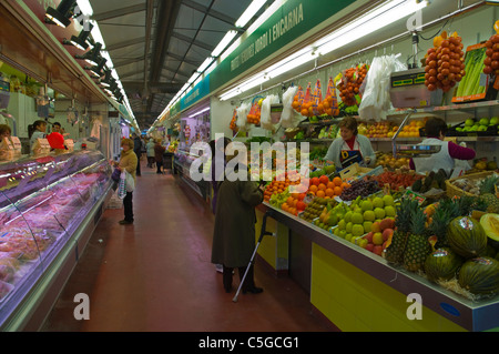 Neues Mercat de Sant Antoni Markt Halle Barcelona Catalunya Spanien Mitteleuropa Stockfoto