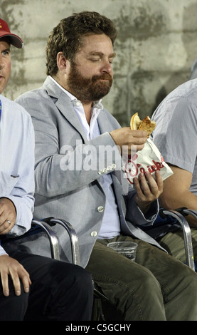 ZACH GALIFIANAKIS LA GALAXY V REAL MADRID CF. Welt Fußball CHALLENGE LOS ANGELES Kalifornien 16. Juli 2011 Stockfoto