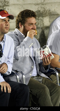 ZACH GALIFIANAKIS LA GALAXY V REAL MADRID CF. Welt Fußball CHALLENGE LOS ANGELES Kalifornien 16. Juli 2011 Stockfoto