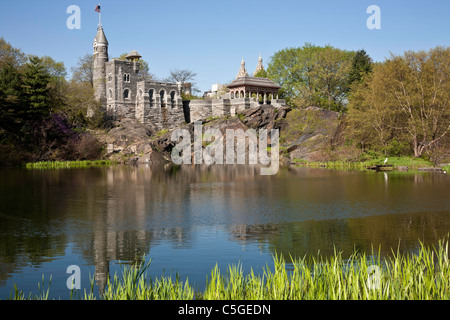 Schloss Belvedere, Central Park, New York Stockfoto