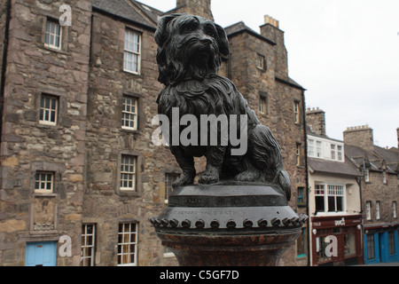 Greyfriars Bobby Memorial Edinburgh, Schottland Stockfoto