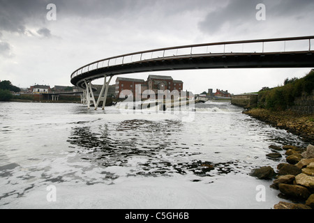 Millennium Bridge, Castleford, UK Stockfoto