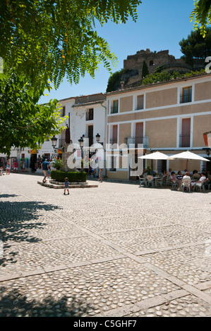 Der Altstädter Ring Guadalest Spanien Stockfoto