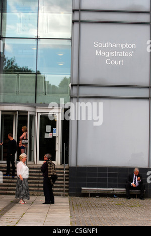 Außenansicht des Southampton Magistrates Court, Hampshire, UK. Stockfoto