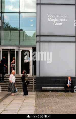 Außenansicht des Southampton Magistrates Court, Southampton, Hampshire, Großbritannien. Stockfoto