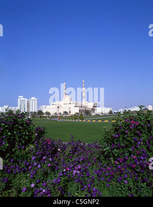 König-Faisal-Moschee, Al Rolla Square, Sharjah, Vereinigte Arabische Emirate Stockfoto