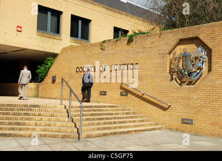 Exterieur des Crown Court, Southampton, Hampshire, UK. Stockfoto