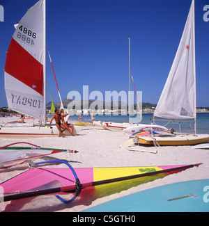 Platja d'Alcudia, Port d'Alcudia, Gemeinde Alcudia, Mallorca, Balearen, Spanien Stockfoto