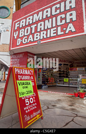 Tijuana, Mexiko - Droge Händler meist an amerikanische Touristen zu verkaufen. Stockfoto