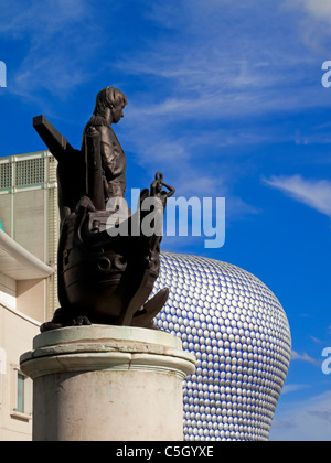 Die Statue von Horatio Nelson von Richard Westmacott Jr., RA (1775 – 1856) in der Stierkampfarena, Birmingham, England, errichtet im Jahre 1809 Stockfoto