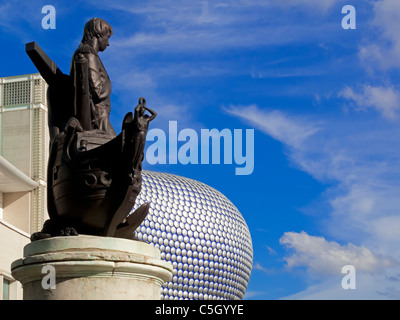 Die Statue von Horatio Nelson von Richard Westmacott Jr., RA (1775 – 1856) in der Stierkampfarena, Birmingham, England, errichtet im Jahre 1809 Stockfoto