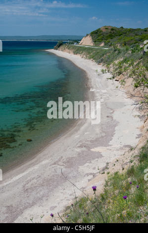 Ari Burnu Nordstrand, Anzac Cove, wo die Alliierten im Jahre 1915 landete. Stockfoto