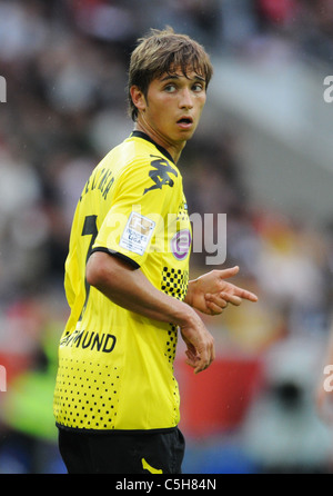 Fussball-Herren, Liga Total Cup in der Coface Arena, Mainz, Borussia Dortmund (BVB)-Mainz 05 1:0---Moritz Leitner (BVB) Stockfoto