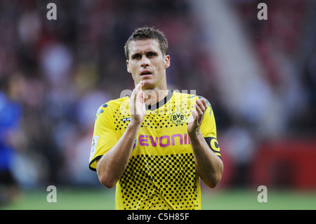 Fussball-Herren, Liga Total Cup in der Coface Arena, Mainz, Borussia Dortmund (BVB)-Mainz 05 1:0---Sebastian Kehl (BVB) Stockfoto