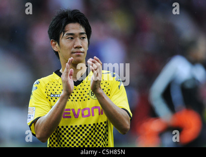 Fussball-Herren, Liga Total Cup in der Coface Arena, Mainz, Borussia Dortmund (BVB)-Mainz 05 1:0---Shinji Kagawa (BVB) Stockfoto