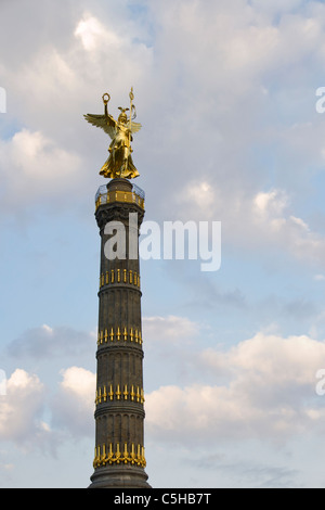 Berlin Siegessäule Siegessäule Berlin Deutschland Stockfoto