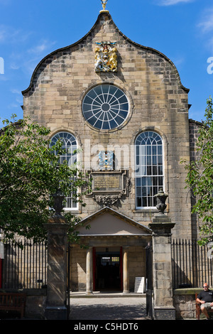 Canongate Kirk auf der Royal Mile in Edinburgh, Schottland, UK Stockfoto