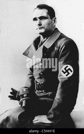 Rudolf Hess - Hitlers Krieg Zeit Stellvertreter war ein prominenter NS-Politiker. Bild aus dem Archiv des Pressedienstes Portrait Stockfoto