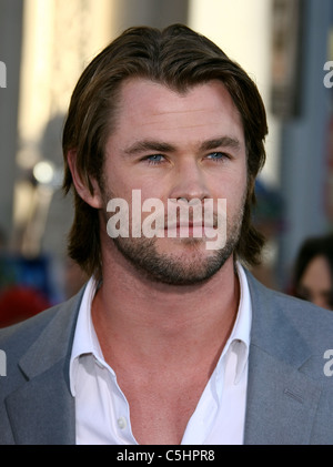 CHRIS HEMSWORTH CAPTAIN AMERICA: DER ERSTE RÄCHER. PREMIERE HOLLYWOOD LOS ANGELES Kalifornien USA 19. Juli 2011 Stockfoto