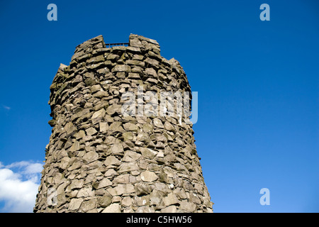 Die historischen New England Schloss Craig am Hubbard Park in Meriden, Connecticut. Stockfoto