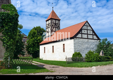 Mahlenzien Dorf Kirche, Dorf von Kirchmöser, Brandenburg an der Havel, Brandenburg, Deutschland, Europa Stockfoto