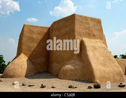 St. Francis Church, Ranchos de Taos, New Mexico, USA Stockfoto