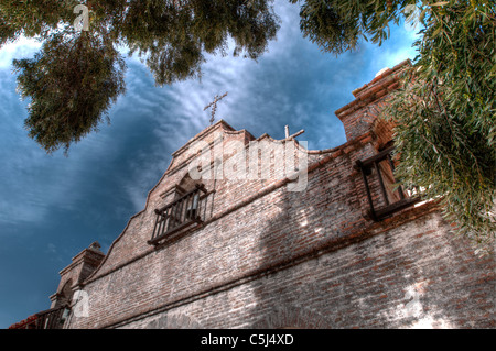 Glockenturm an Mission San Antonio de Padua (3. Kalifornien Mission - 1771), California Stockfoto