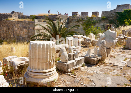 Kos - Dodekanes-Inseln, Griechenland, die Ritterburg in Kos-Stadt Stockfoto