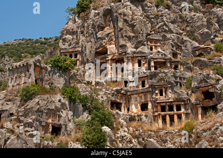 Römische Amphitheater Theater Lykien Lykische Stadt Myra Türkei (heute Kale Demre) Stockfoto