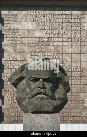 Karl-Marx-Monument, Chemnitz | Karl-Marx-Monument, Chemnitz Stockfoto