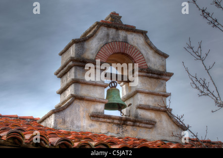 Glockenturm an Mission San Antonio de Padua (3. Kalifornien Mission - 1771), California Stockfoto