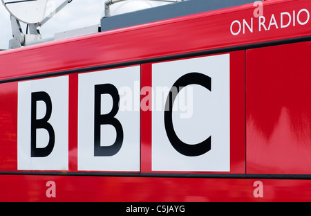 BBC Radio Bus logo Stockfoto