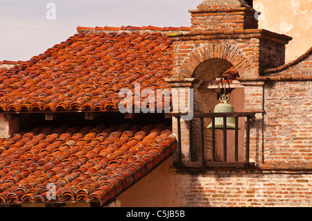 Glockenturm, Mission San Antonio de Padua (3. Kalifornien Mission - 1771), California Stockfoto