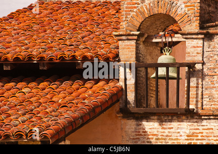 Glockenturm, Mission San Antonio de Padua (3. Kalifornien Mission - 1771), California Stockfoto