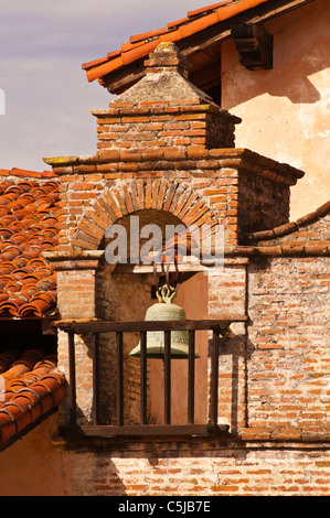 Glockenturm, Mission San Antonio de Padua (3. Kalifornien Mission - 1771), California Stockfoto