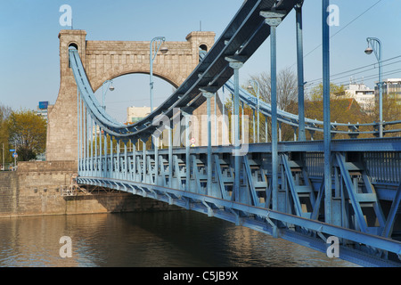 Kaiserbrücke Breslau | Brücke "Die meisten Grunwaldzki", Wroclaw Stockfoto