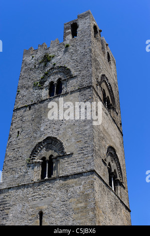 Dom = Chiesa Regia Matrice in Erice, Sizilien, Italien Stockfoto