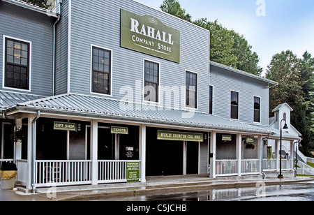 Rahall Country Store und Museum an der Beckley Exhibition Coal Mine in Beckley, West Virginia Stockfoto