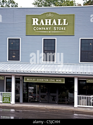 Rahall Country Store und Museum an der Beckley Exhibition Coal Mine in Beckley, West Virginia Stockfoto