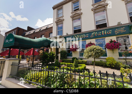 Italienisches Restaurant Villa Italia in Belfast Stockfoto