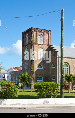 Außenansicht des St. Johns anglikanische Kathedrale, gebaut im Jahre 1812 in Belize City, Belize Stockfoto